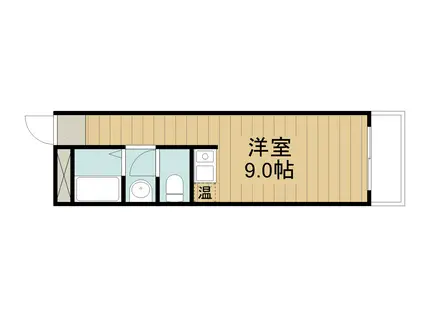 新栄プロパティー住道(ワンルーム/6階)の間取り写真