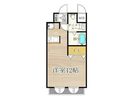 メゾンパティオⅡ(1K/7階)の間取り写真