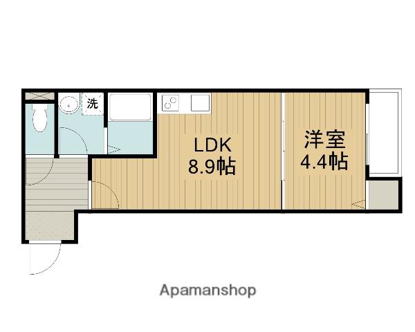REVITA野崎(1LDK/3階)の間取り写真