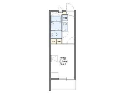 レオパレス和友(1K/3階)の間取り写真