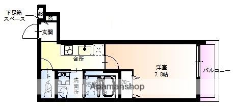 フジパレス下新庄駅東Ⅰ番館(1K/2階)の間取り写真