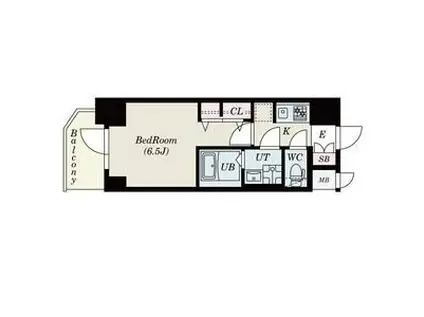 S-RESIDENCE新大阪RISH(1K/5階)の間取り写真