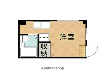 ハイツMORITA(ワンルーム/2階)の間取り写真