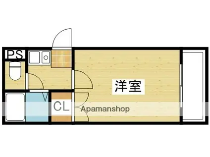 セントラル淀川(1K/4階)の間取り写真