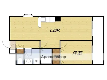 パークロッジ(1LDK/6階)の間取り写真