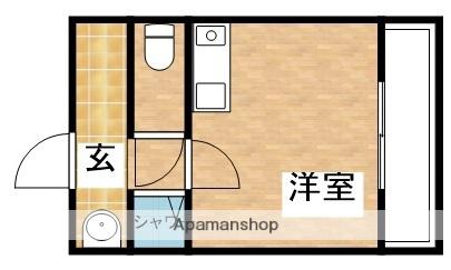 クレイドル江坂(1K/2階)の間取り写真
