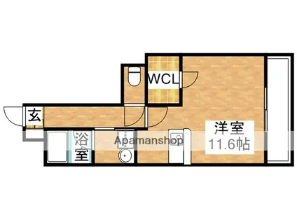 セレッソコート新大阪(1K/3階)の間取り写真