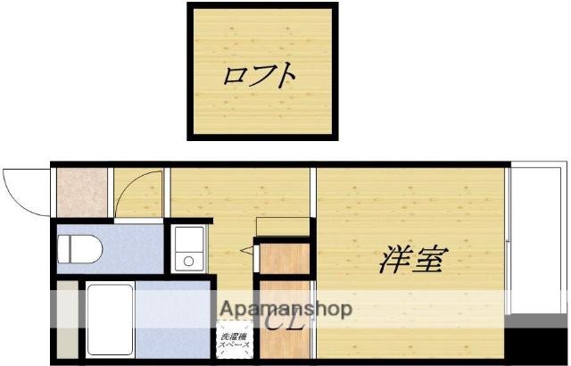 フォレスタ山手町(1K/1階)の間取り写真