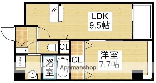 NS FIRST(1SLDK/5階)の間取り写真