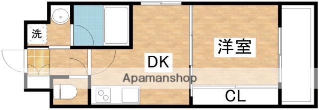 エルシア新大阪(1DK/4階)の間取り写真