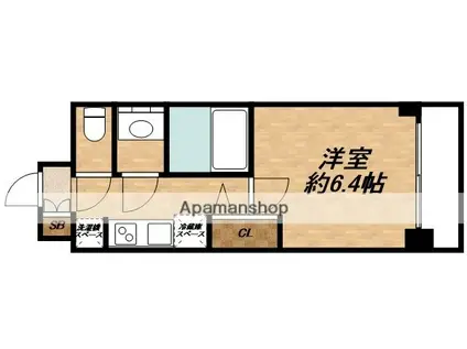 プレサンス新大阪ジェイズ(1K/7階)の間取り写真