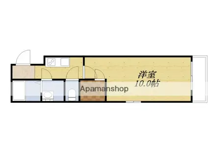 フジパレス吹田ウエストⅢ番館(1K/1階)の間取り写真