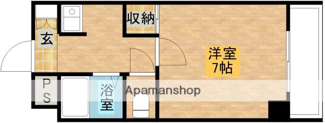 新大阪PARTⅡ(1K/7階)の間取り写真