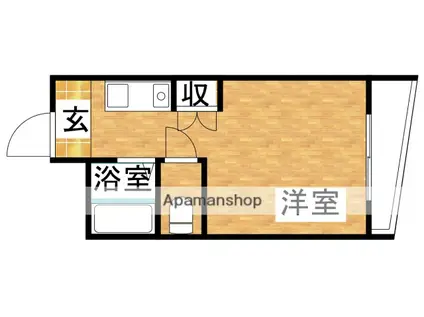 有馬パレス西中島(ワンルーム/7階)の間取り写真