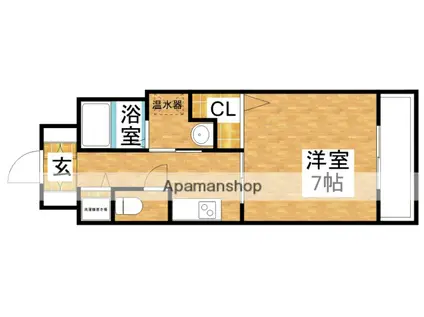 LUMINOUS新大阪(1K/11階)の間取り写真