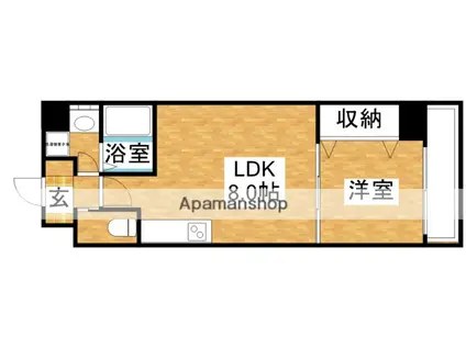 BRAVI新大阪(1LDK/8階)の間取り写真