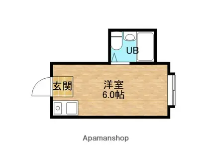 ラパンジール本田Ⅱ(ワンルーム/10階)の間取り写真
