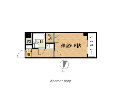 アルテハイム朝潮橋(1K/8階)の間取り写真