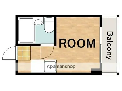 ベストレジデンスあびこ(ワンルーム/2階)の間取り写真