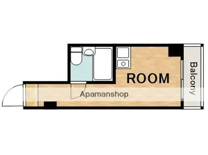 ベストレジデンスあびこ(ワンルーム/7階)の間取り写真