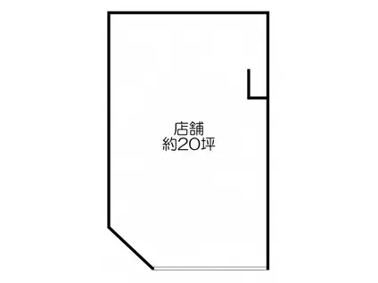 平尾ビル(ワンルーム/1階)の間取り写真