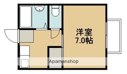 MINIFY・K(1K/1階)の間取り写真