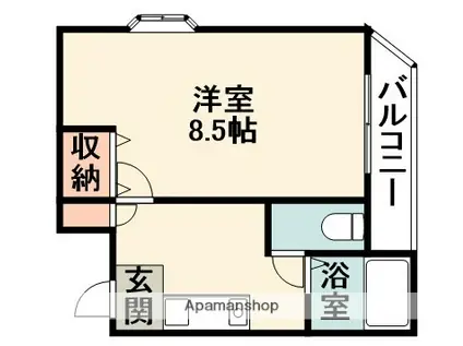 TABIYADOSENRIKIA(1K/2階)の間取り写真