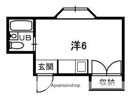KAISEI HIRAKATA(ワンルーム/4階)の間取り写真