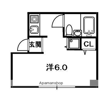 NEWSTORKAPARTMENT禁野本町(1K/3階)の間取り写真
