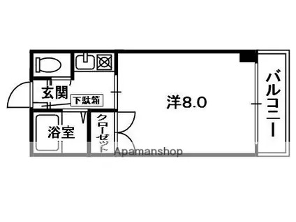 MPLAZA津田駅前八番館(1K/3階)の間取り写真