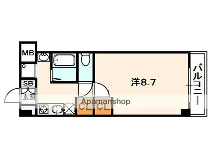 MPLAZA津田駅前十一番館(1K/5階)の間取り写真