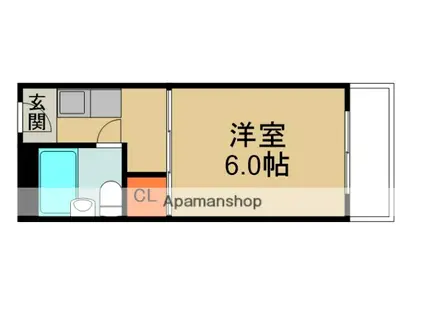 門真プラザ(1K/3階)の間取り写真