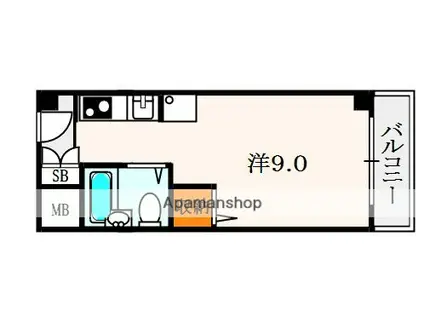 プルミエール枚方(ワンルーム/3階)の間取り写真