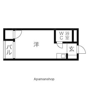 プレアール上神田(ワンルーム/1階)の間取り写真