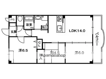 RESONO(3LDK/2階)の間取り写真