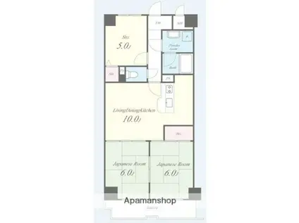 GRANDEUR・NISHIOKA(3LDK/5階)の間取り写真