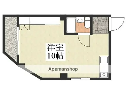 みかげハイツ(ワンルーム/4階)の間取り写真