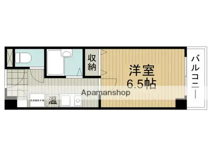 五月フラット池田(1K/1階)の間取り写真