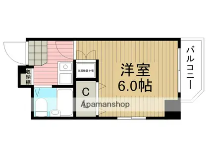 清風荘メゾンブライト(1K/3階)の間取り写真