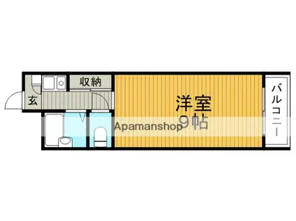 池田マンション(1K/1階)の間取り写真