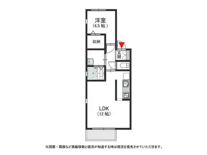 レア カ ハレ(1LDK/2階)の間取り写真