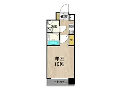 PHOENIX難波イースト(1K/7階)の間取り写真