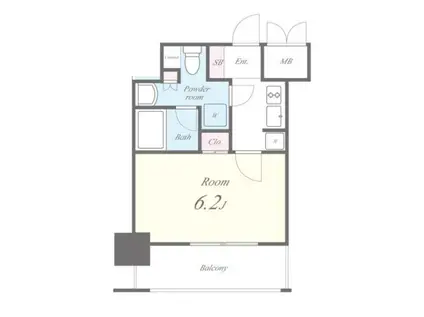 セイワパレス大今里(1K/7階)の間取り写真