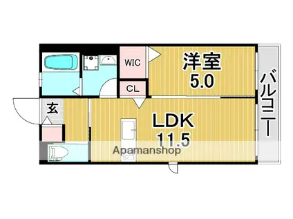 ハイムメゾン プルミエ(1LDK/3階)の間取り写真