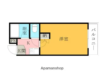 シャルマンフジ和泉大宮壱番館(ワンルーム/1階)の間取り写真
