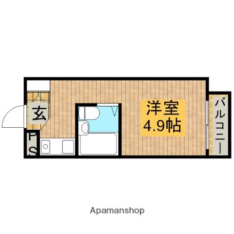 朝日プラザ堺東(1K/3階)の間取り写真
