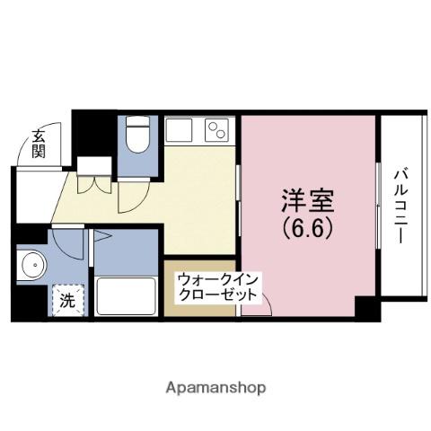 グランエクラ大今里南Ⅱ(1K/10階)の間取り写真