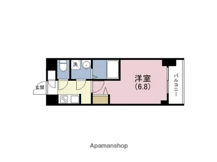 サムティ大阪GRAND イースト(1K/8階)の間取り写真