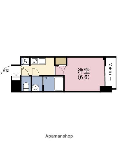 アドバンス大阪バレンシア(1K/5階)の間取り写真