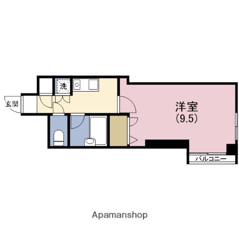 マルマン大阪マンション(1K/2階)の間取り写真
